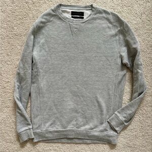 Zara Light Gray Men's Crewneck Top